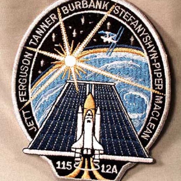 STS-115 EMBROIDERED NASA CREW PATCH, 2006 OFFICIAL FULL COLOUR FABRIC, GENUINE, - Picture 1 of 1